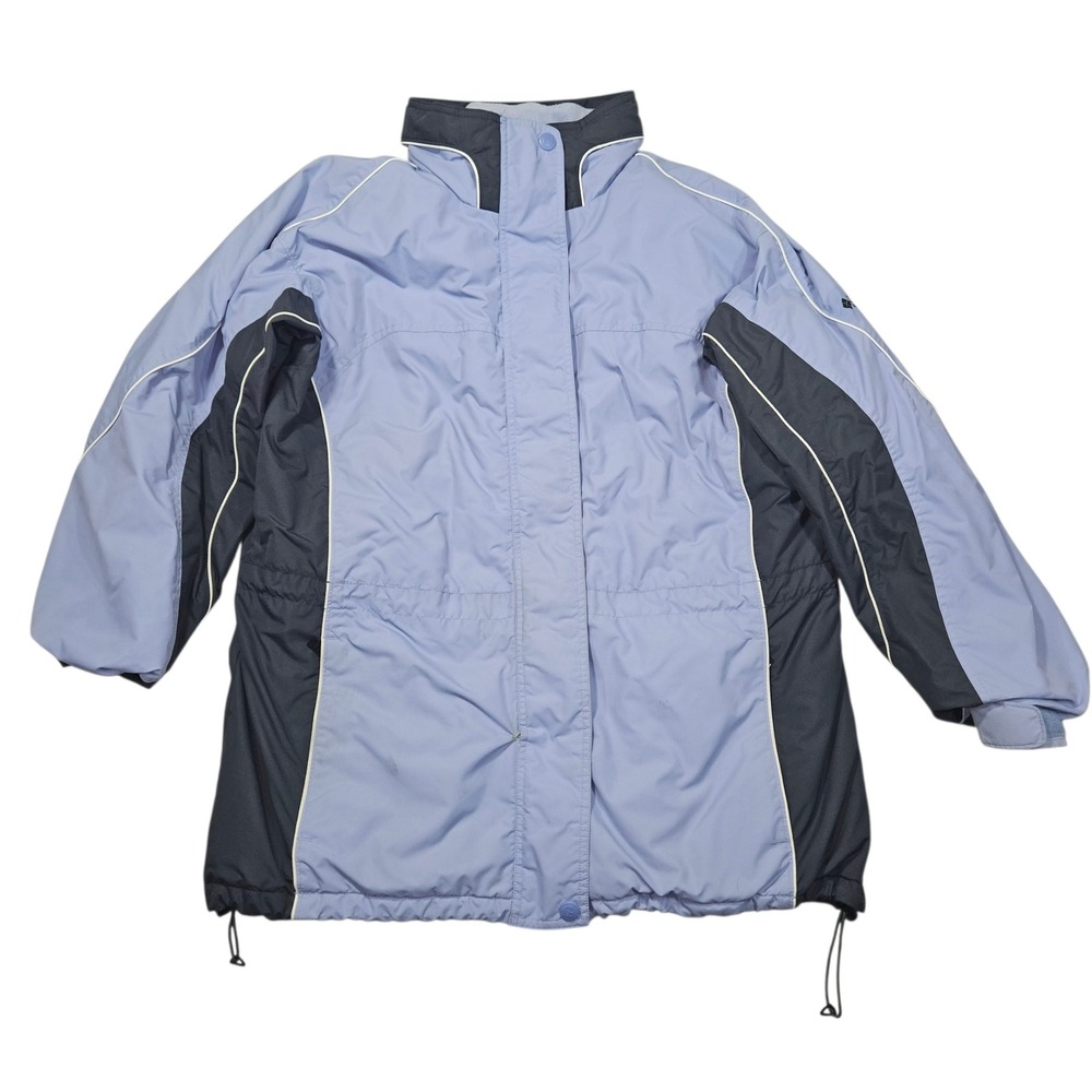 VTG Y2K Columbia Sportswear Fleece Lined Winter Jacket Blue Sz XL
